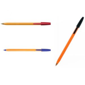 bic fine point pen yellow