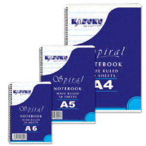 kasuku spiral bind notebook