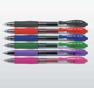 pilot g2 retractable gel rollerball pen (kartasi)