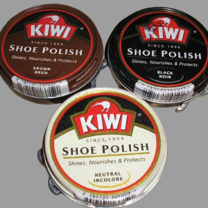 kiwi shoe polish (black, brown, neutral)